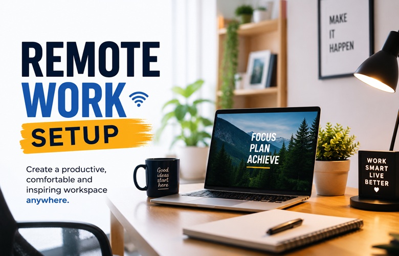 Remote Work Setup: How to Build a Home Office That Actually Works (2026 Guide) Remote Work Setup: How to Build a Home Office That Actually Works (2026 Guide)